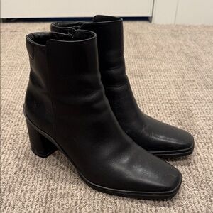 Naturalizer Black Ankle Boots